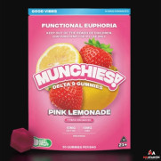 Delta Munchies Euphoria D9 Blend Gummies (20 Gummies Per Pouch) *Display of 5*