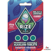 Rize Botanicals Relax & Unwind Pseudo 7-OH 15mg Tablets (3 Tablets Per Pack) *Display of 10*