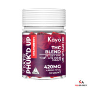 The Hemp Doctor Phuk'd Up 420mg D9 + THCP Live Rosin Blend Gummies (10 Gummies Per Jar) *Sold As Singles* - Strawberry Cough
