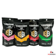 Gold Silver 10000mg D8 Gummies (20 x 500mg Gummies Per Pouch) *Display of 5 Pouches*