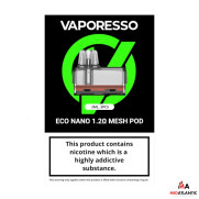 Vaporesso Eco Nano Refillable 6mL Replacemnt Pods *Pack of 2* Vaporesso Eco Nano Refillable 6mL Replacemnt Pods *Pack of 2*