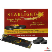 StarLight Charcoal 40mm *Box of 100 Coal Piece*