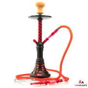 DUD Spotted Single Hose 22in Hookah w/ Silicone Hose (Assorted Colors) *Sold As Singles*
