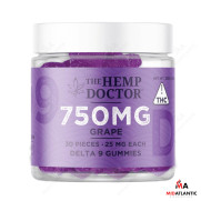 The Hemp Doctor 750mg D9 Gummies (30x 25mg Gummies Per Jar) *Sold As Singles*