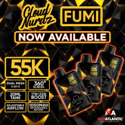Fumi 55k Puffs 50mg 20mL Disposables *Display of 5* Fumi 55k Puffs 50mg 20mL Disposables *Display of 5*