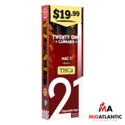 Twenty One Cannabis THCA Blend 2mL Disposables (Pre-Priced $19.99) *Display of 6*