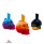 Techno Torch Skull Candle Lighters (Assorted Colors) *Display of 9* [Model#19017A]