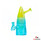 Dual Tone 8in Skull Rocket Ship Glass Waterpipe [Model# WCG40-0508] *Sold As Singles*