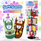 [KCDS] Precious Moments Soft Scents Slipper Socks w/ Grips (Assorted Scents) *128 Piece Turnstyle Floor Display*