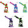 Ooze Mojo Multi-Use Silicone Water Pipe & Nectar Collector Kit - Assorted Colors