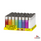 Clipper Lighter Painted Designs CP11 Classic Large Size Lighters Assorted Colors Mix Display of 48 - Crystal Rainbow