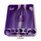 SmokeZilla Silicone Pyramid Ashtrays - Purple/White Tie Dye