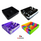 SmokeZilla Silicone Pyramid Ashtrays (Assorted Colors) [Model# 40957] *Display of 6*