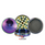 SmokeZilla 2.7in x 2.5in Rainbow Metal 4-Part Grinder [Model#22522]
