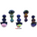 Double Slime 4in. Glass Hand Pipe [102623-MA05] *20ct 1gal. Bundle*