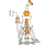 MK100 Double Drip Recycler 12in. Dab Rig [Model# MK195] Sold As Singles - Amber
