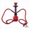 Zebra Smoke Disco 11in Double Hose Hookah (Assorted Colors)