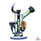 Very Demure, Very Mindful, Very Cutesy 8in Waterpipe [Model #CH-254] - Blue