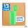 Loud Lock Plastic Pop Top Storage Containers (Assorted Sizes & Colors) - 13 Dram (Green)
