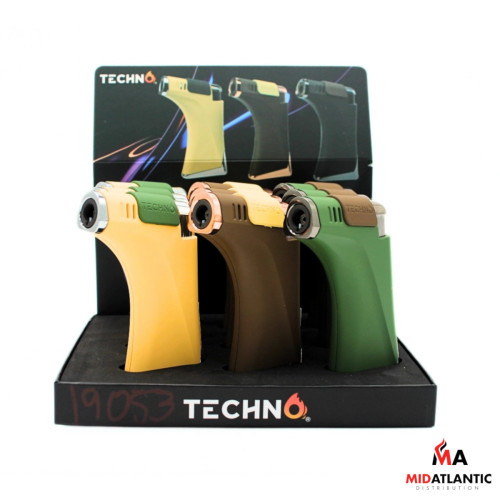 Techno Torch Angle Torches (Assorted Colors) *Display of 9* [Model#19053]