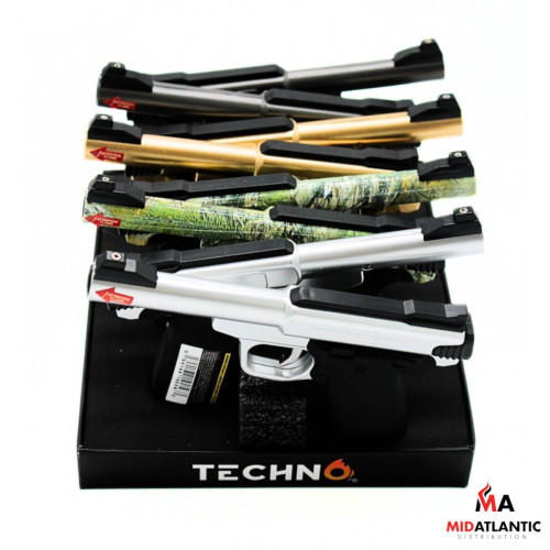 Techno Torch Long Barrel Gun Lighters (Assorted Colors) *Display of 8* [Model#19056]