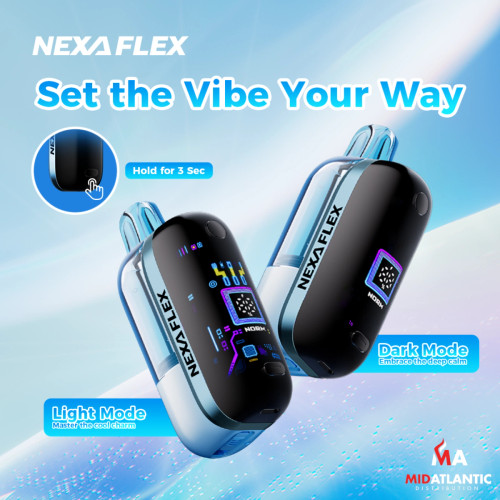 Nexa Flex Crystal Edition 40K Puffs 50mg 18mL Disposables (Full Kit) *Display of 5*