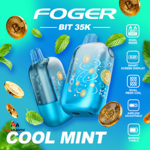 Foger BIT 35k Puffs 50mg 20mL Disposables *Display of 5*