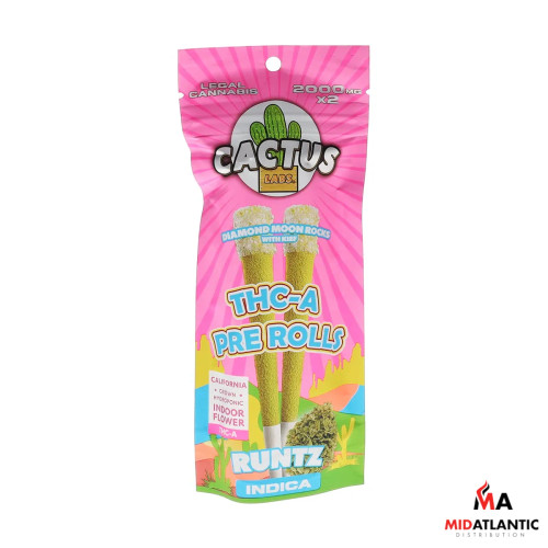 Cactus Labs THCA 2g Pre-Rolls (2 Pre-Rolls Per Pack) *Display of 10*