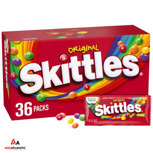 Skittles Candy (Assorted Flavors / Sizes) *Counter Display*