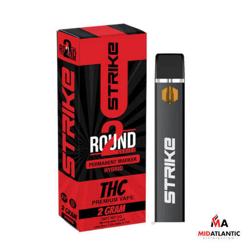 STRIKE Round 2 Series Premium D9 2g Disposables *Display of 5* 