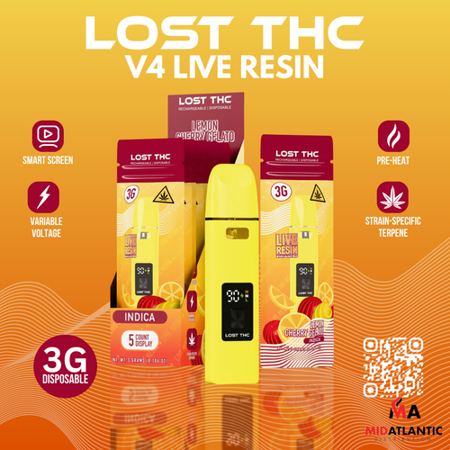 Lost THC V4 LR Blend 3g Disposables *Display of 5*
