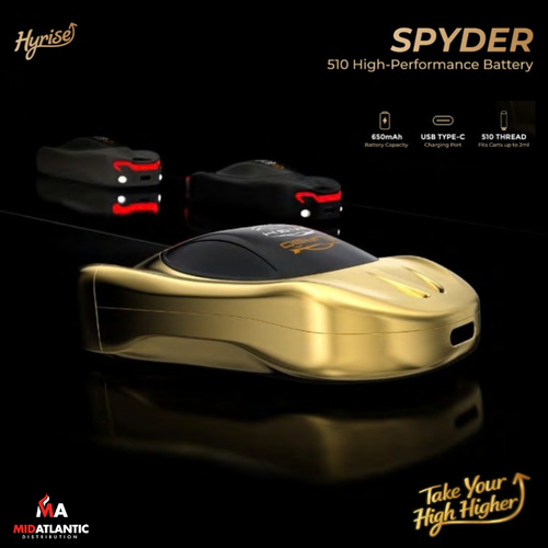 Hyrise Spyder High Performance 510 Cartridge Battery *Sold As Singles*