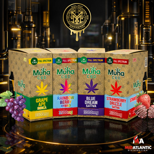 MUHA CBD 3500mg Full Spectrum 3.5g Disposables *Display of 5*