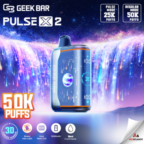 Geek Bar Pulse X 2 50K 5% Disposable *Display of 5*