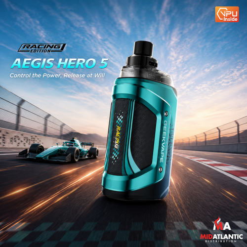 GeekVape Aegis Hero 5 2000mAh Pod System Kit w/ 2x B Series Coils 