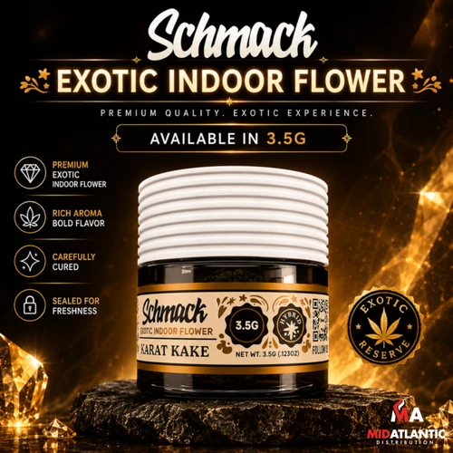 Schmack Exotic Reserve THCA Indoor 3.5g Flower Jars *Sold As Singles*