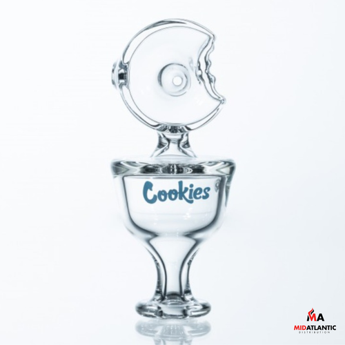 Cookies Vortex Hand Pipe [Model#CKH-006-C] - Clear