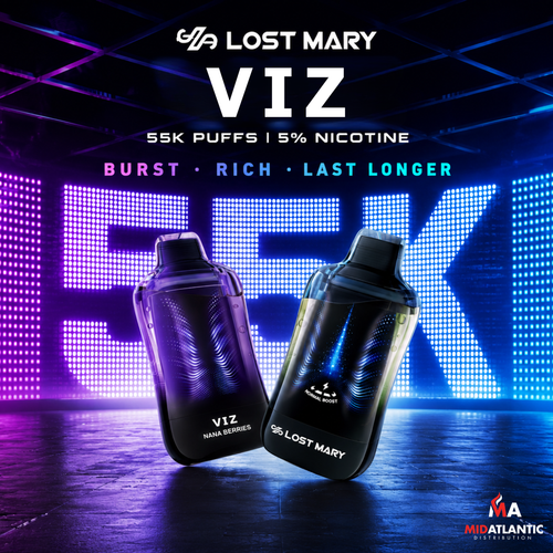 Lost Mary Viz 55k Puffs 5% Disposables *Display of 5*