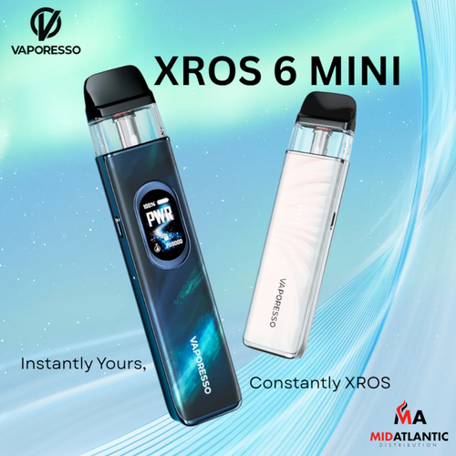 Vaporesso Xros 6 Mini 1600mAh Pod System Kit w/ 1x Xros Corex 3.0 Pod