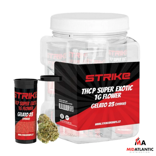 STRIKE Super Exotic THCP 1g Flower *Jar of 30*