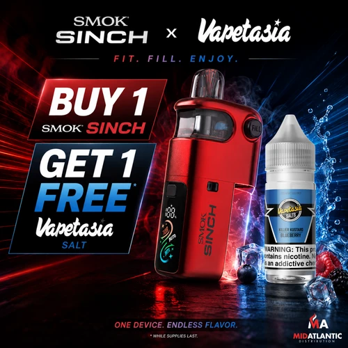 Smok Sinch 24w Fresh Lock Squeeze Refillable System