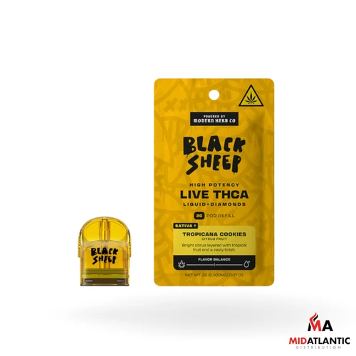 [DropShip] Modern Herb Co. Black Sheep LR THCA Liquid Diamond 2g Pre-Filled Pod Replacements *Display of 6*