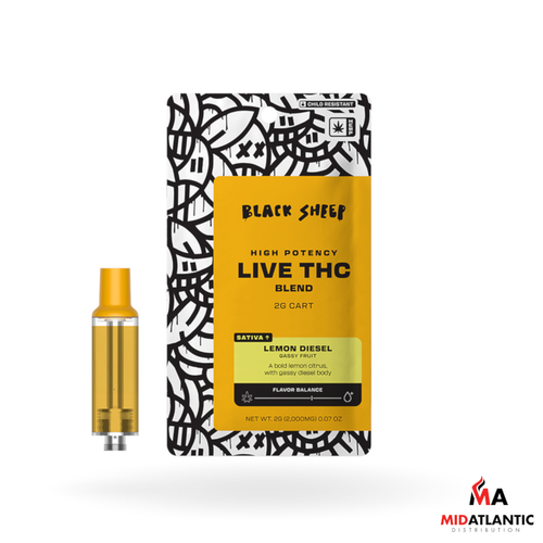 [DropShip] Modern Herb Co. Black Sheep LR D9 Blend 2g Cartridges *Display of 12*