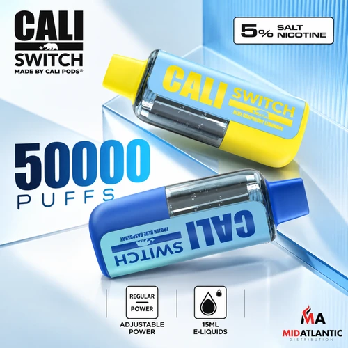 Cali Pods Switch 50k 5% Replacement Pod Disposables *Display of 5*