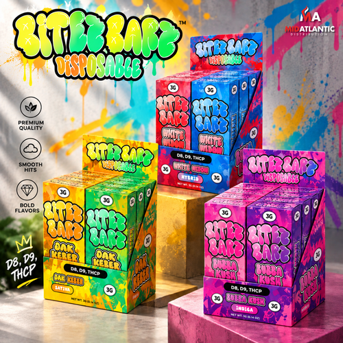 Bites Barz THCP Blend 3g Disposables (2 Strains Per Display) *Display of 6*