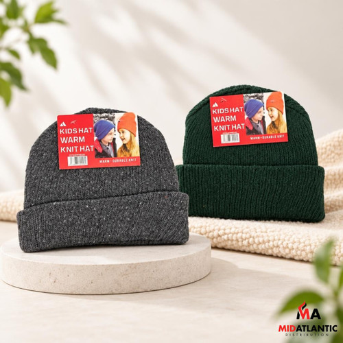 [KCDS] Warm Knit Kids Hats *Case of 24*