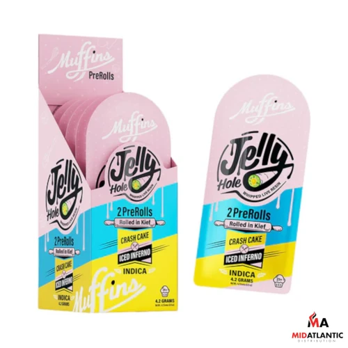 Muffins Jelly Holes THCA 4.2g Pre-Rolls (2 Per Pack) *Display of 5*