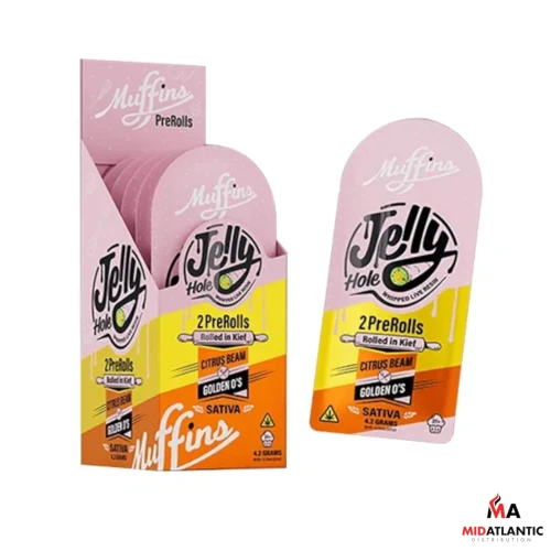 Muffins Jelly Hole THCP 4.2g Pre-Rolls (2 Per Pack) *Display of 10*