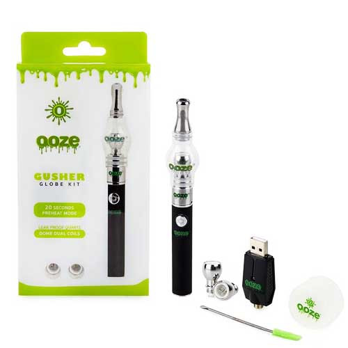 Ooze Gusher Globe Concentrate Bubbler 510 Thread Vaporizer Kit *Sold as Singles*