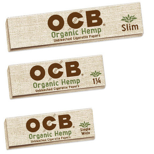 OCB Organic Hemp Rolling Papers *Display of 24 Booklets*